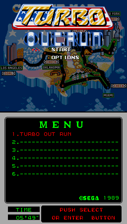 Turbo Outrun (Mega-Tech)